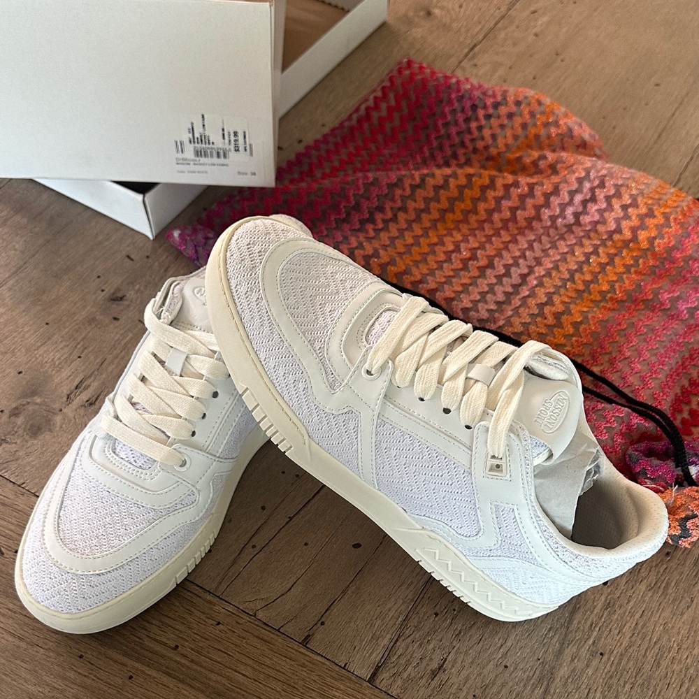 New in Box with Dustbag Missoni Sport Basket Low Top Sneakers